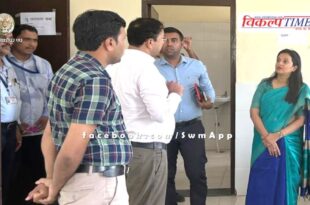 Divisional Commissioner Arushi Malik conducted surprise inspection of Annapurna Kitchen in bassi jaipur
