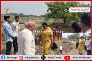 Divisional Commissioner took stock of MNREGA work in bundi