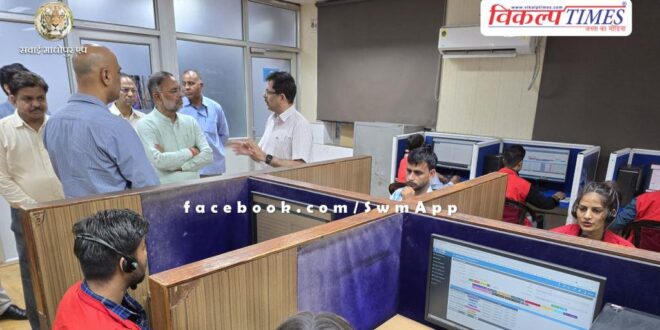 Energy Minister Heeralal Nagar conducts surprise inspection of Jaipur Discom centralized call center