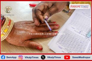 Lok Sabha Elections 2024 Re-polling continues at booth number 195 of Ajmer seat