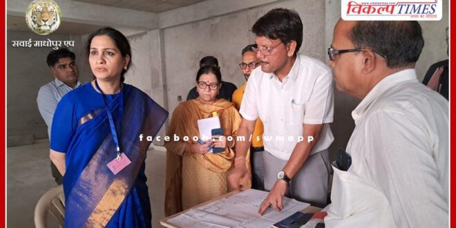 Managing Director inspected the under construction building of RMSC in jaipur