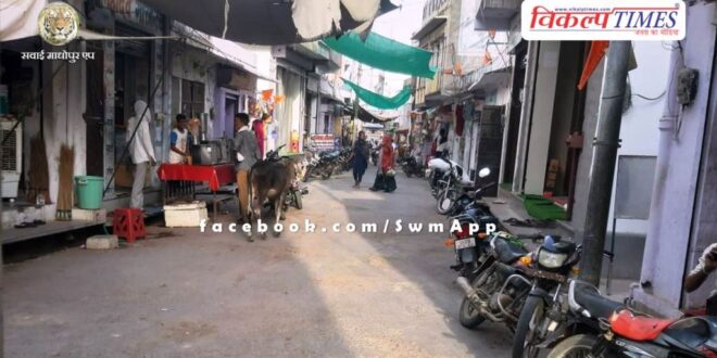 Markets became deserted due to heat in shivad sawai madhopur