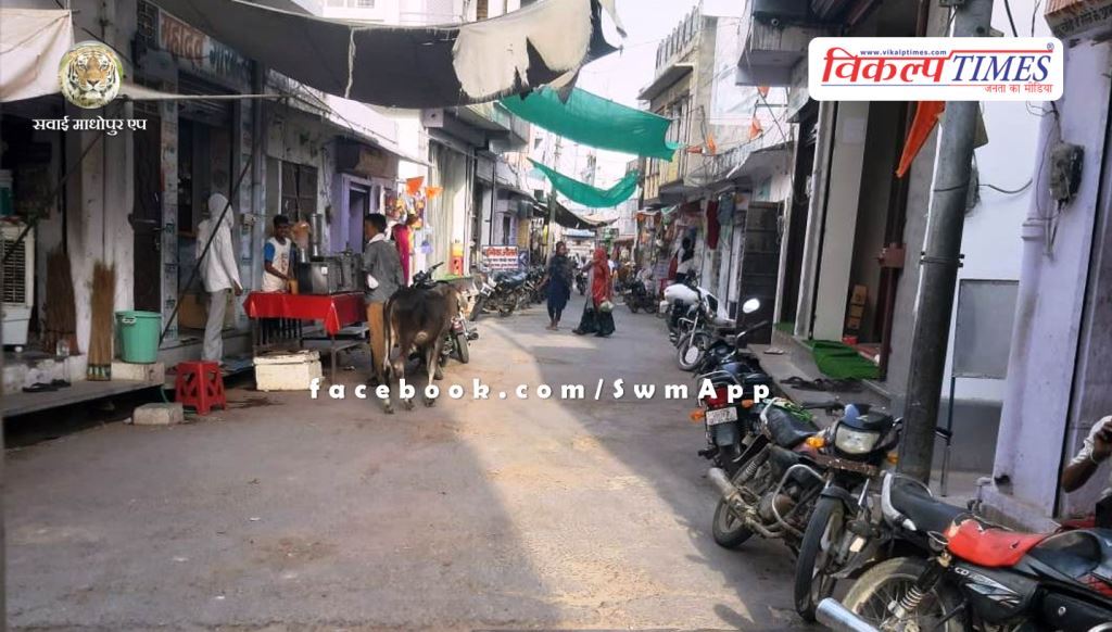 Markets became deserted due to heat in shivad sawai madhopur
