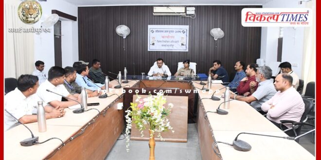 Plastic ban should be strictly enforced in Ranthambore Wildlife Area District Collector