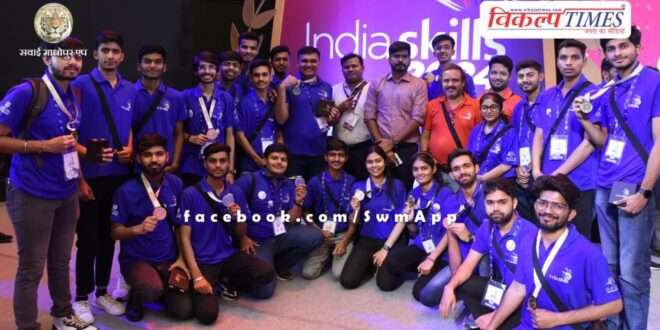 Rajasthan participants won 19 medals in 'India Skills' competition