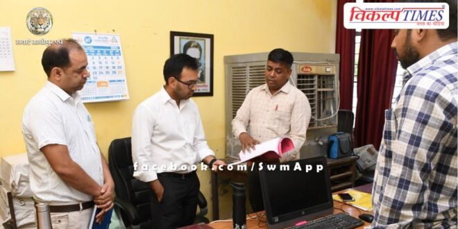 Sawai Madhopur Collector inspected the Economic and Statistics Office