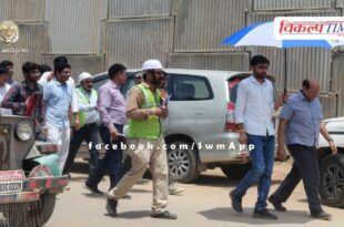 Secretary in-charge inspected the strengthening and expansion work of ROB in sawai madhopur