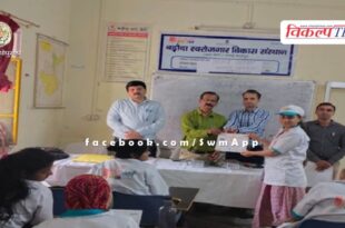 Sewing training given to women of self-help group in sawai madhopur