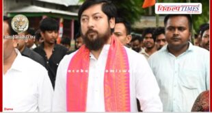 Union Minister of State for Home Nisith Pramanik reached Mehndipur Balaji