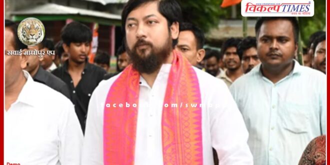 Union Minister of State for Home Nisith Pramanik reached Mehndipur Balaji
