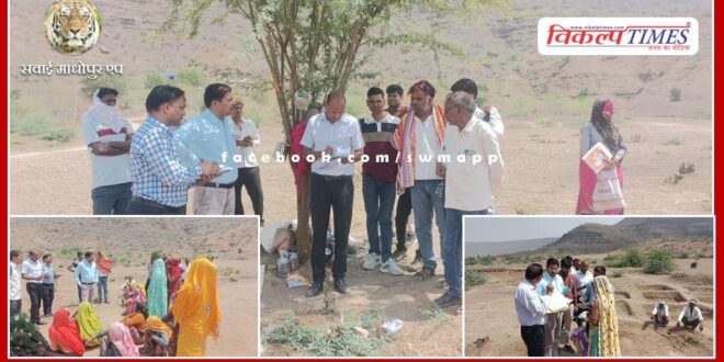 Zilla Parishad CEO Hariram Meena inspected MNREGA works