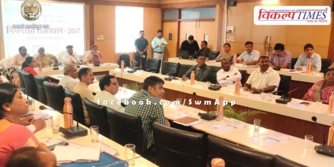 Action plan made keeping water, forests and youth at the center in rajasthan
