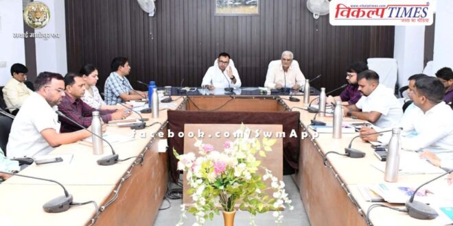 Clean drains and roofs of offices before monsoon in sawai madhopur - District Collector Khushal Yadav