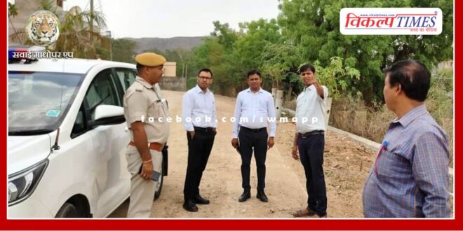 District Collector inspected the construction works of Urban Development Trust