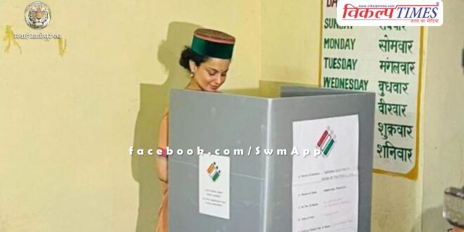 Kangana Ranaut said after casting her vote - 'Modi ji did penance and meditation for decades even before coming into politics.