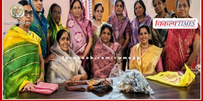 National President of Shri Digambar Jain Mahila Maha Samiti welcomed in sawai madhopur