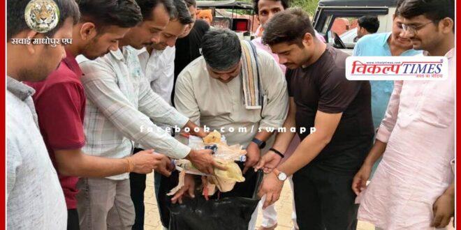 Sangh preachers gave the message of cleanliness