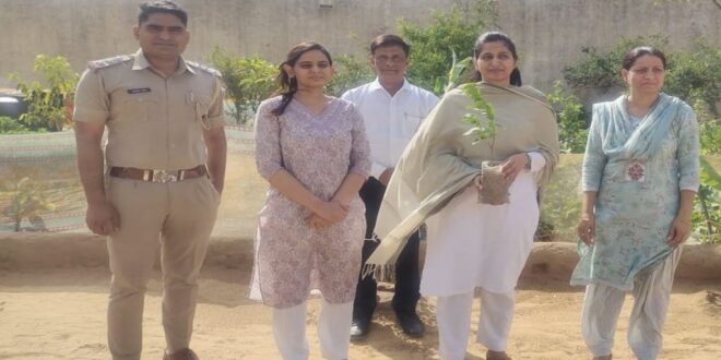 Tree plantation program organized in Central Jail and Women's Prison Correctional Home in jaipur