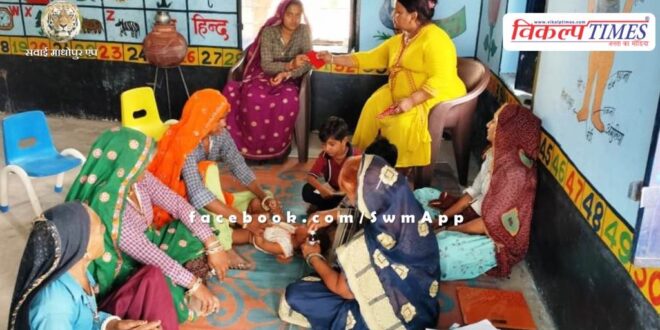 iron supplements given to pregnant women and children on Shakti Diwas in sawai madhopur