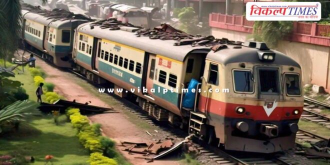 Big news of this time from Kota, two coaches of goods train derailed.