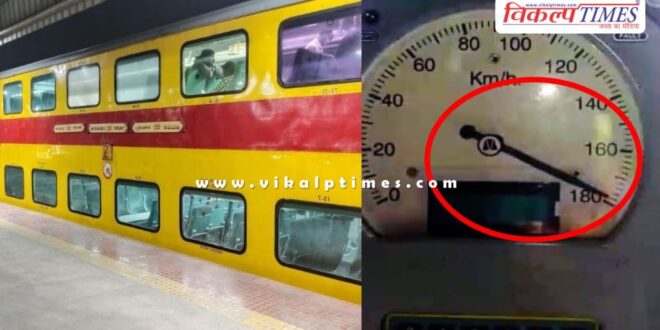Double decker coach ran at a speed of 180 km per hour in Kota