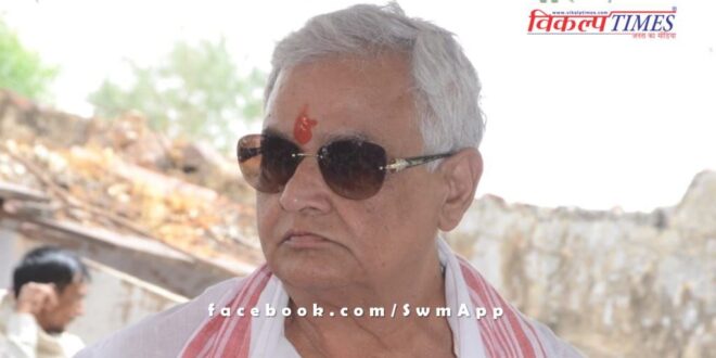 Dr. Kirori Lal Meena resigns from the post of Cabinet Minister