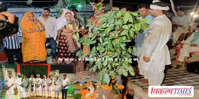 Message of social culture and environmental protection given by Dharadi Paran-Fera marriage in sawai madhopur