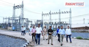 Sawai Madhopur Collector IAS Khushal Yadav inspected 132 KV grid sub station in chauth ka Barwada
