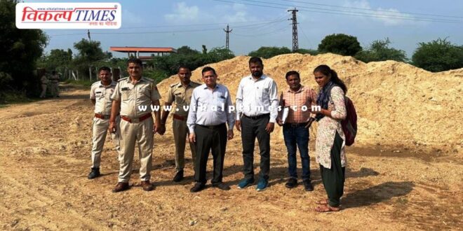 Stock 2 thousand 690 tons mineral gravel sawai madhopur news update 30 July 2024