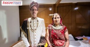 Switzerland groom and German bride get married in Madhya Pradesh