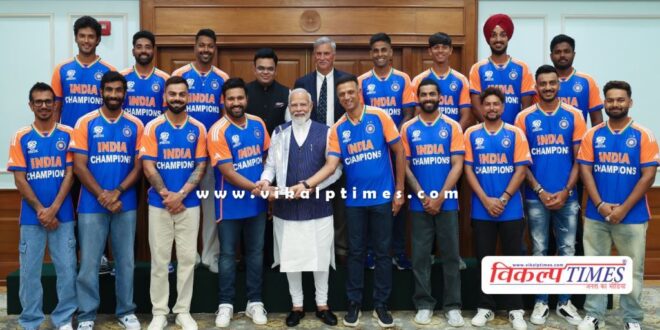 T20 World Cup winning team met PM Narendra Modi in New Delhi