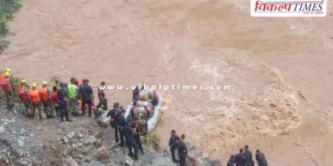 Two buses fall into Trishuli river in nepal