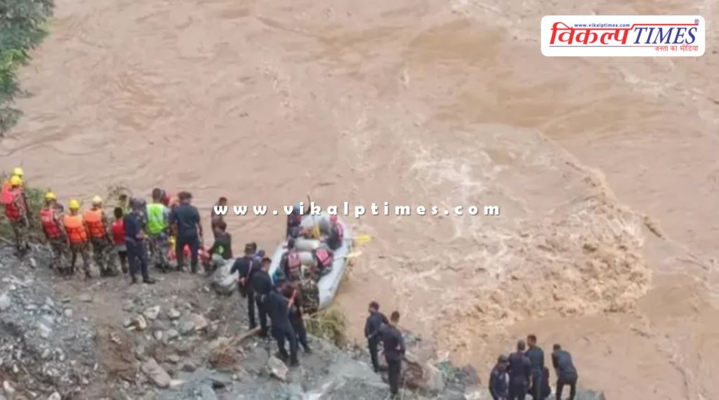Two buses fall into Trishuli river in nepal
