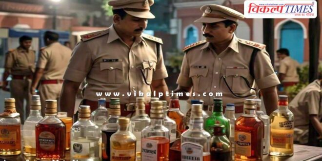 70 bottles missing from the police station kota