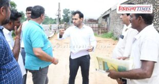 Collector inspected various under construction work sites in sawai madhopur