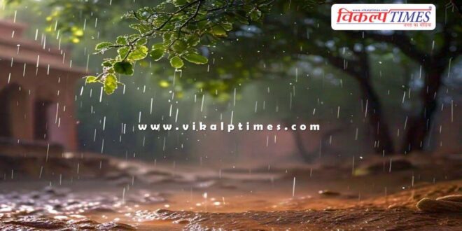 Drizzling rain continues in Kota