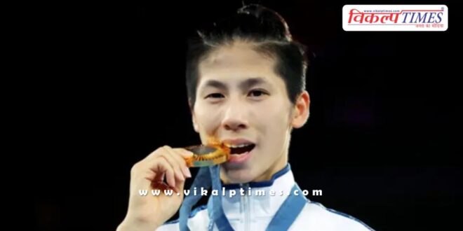 Female boxer won gold medal in Paris Olympics 2024