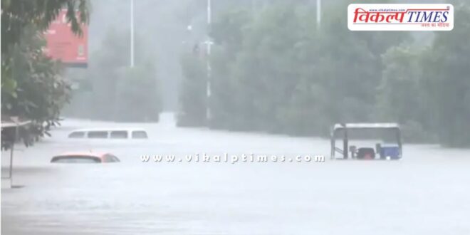 Flood situation due to 24 hours of heavy rain in gujarat