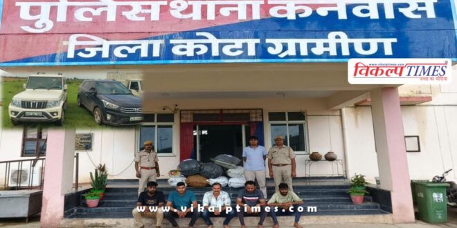 Kanwas kota rural police news 22 aug 2024