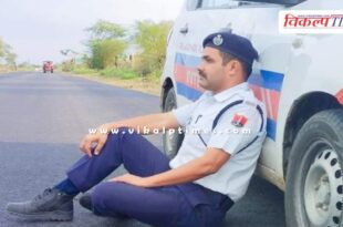 Traffic Police Head constable made to appear in line in sawai madhopur