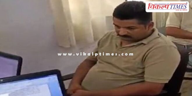 ACB traps constable taking bribe of Rs 5 thousand in jodhpur