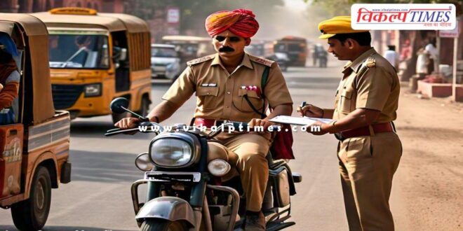 Be aware from e challan of vehicle in rajasthan