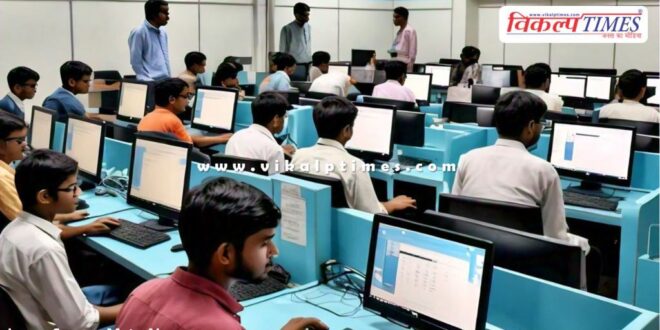 Control room set up for CET exam in sawai madhopur