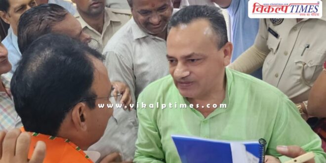 Dr. Madhu Mukul Chaturvedi met with Deputy Chief Minister Prem Chand Bairwa