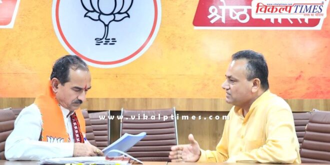 Dr. Madhu Mukul met BJP State President Madan Rathore