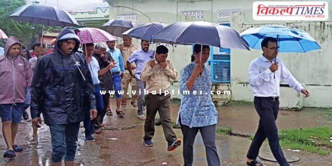 Flood like situation in many areas of Sawai Madhopur