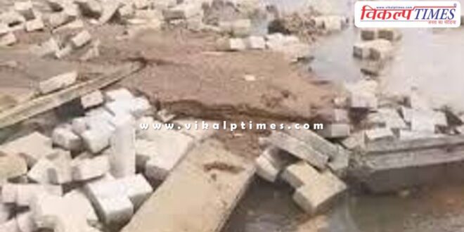 Noor Dam wall broken in jaipur