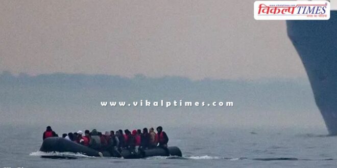 People trying to cross the sea between France and England