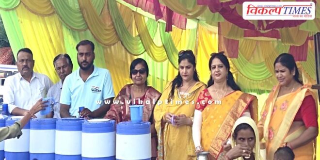 Service to the devotees coming to Ganesh Fair Ranthambore Sawai madhopur