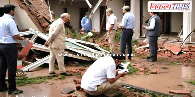 There will be a survey of damage caused by excessive rainfall in rajasthan